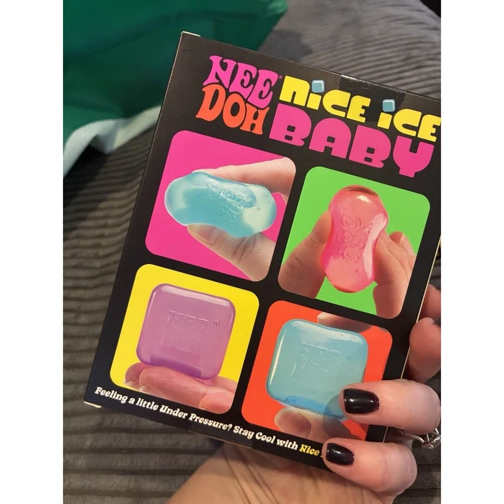 NeeDoh PINK Bundle of 3 With 6 Total Pieces Brand New Squishy Satisfying